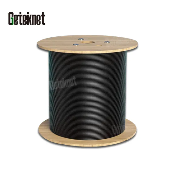 FTTH Indoor Outdoor 2 Core Self-Support Steel Wire Type Fiber Optic Cable Single Mode Drop Cable (GJYXFCH)