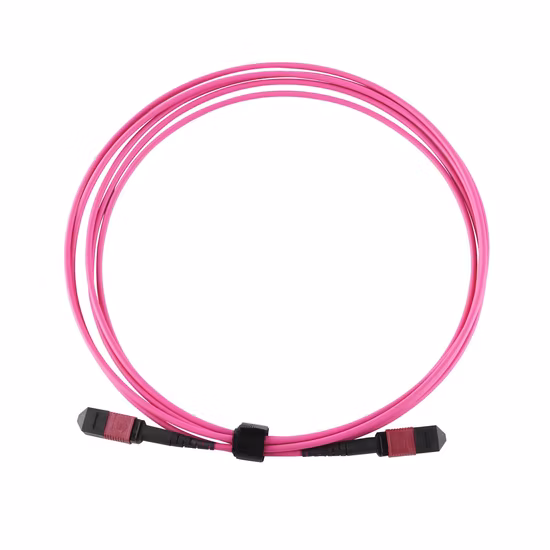 Cina 12/24/48/96/144 Core LC/Sc/St/FC MPO/MTP Connettore FTTH Indoor Outdoor Armored Drop LSZH PVC Cavo di toppa ottico in fibra ottica Cavo di ponticello a treccia